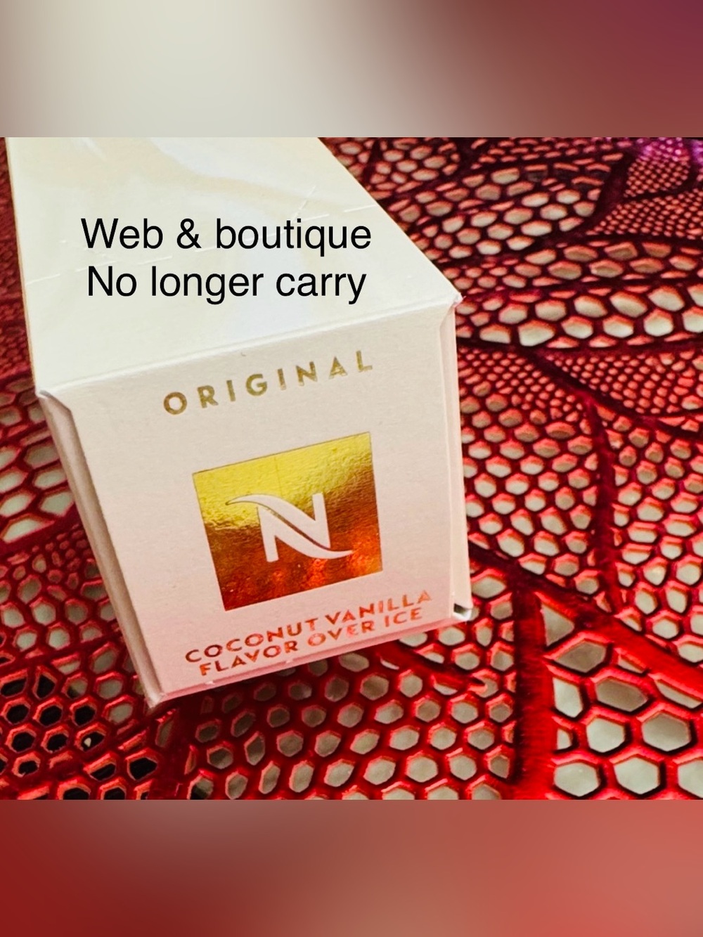 Nespresso Original limted edtion Coconut Vanilla sleeve